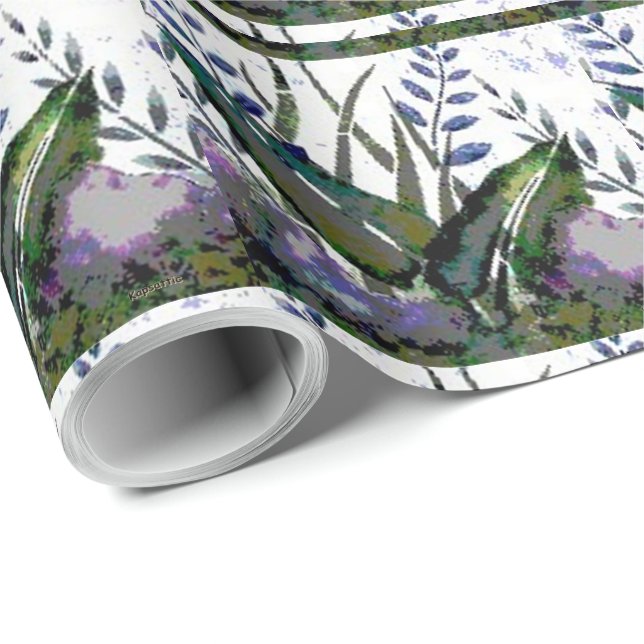 botanisch geschenkpapier (Rolleneckpunkt)