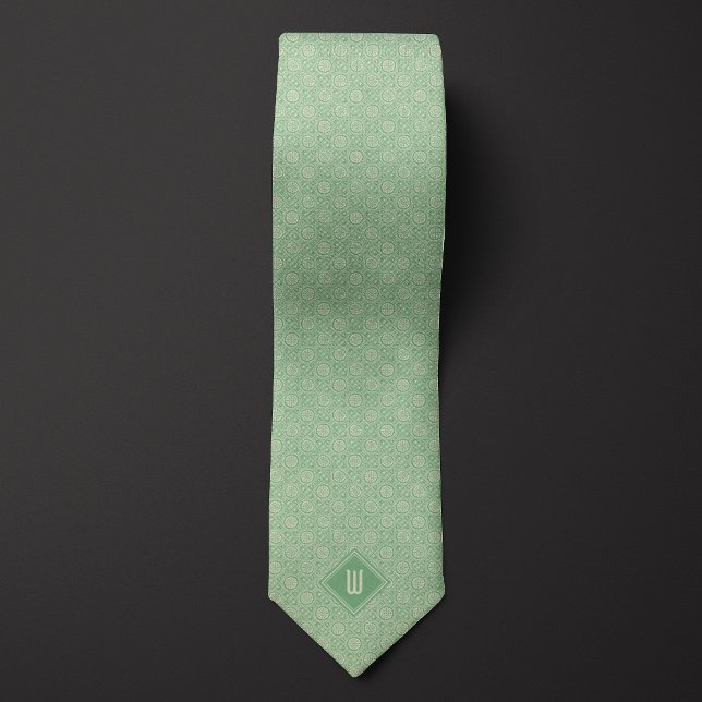 Botanisch Inspiriert Monogramm Krawatte (Von Creator hochgeladen)