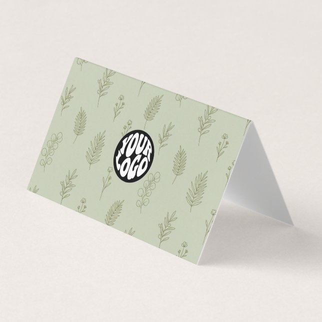 botanisch mit Ihrem Logo Visitenkarten (Vorderseite)