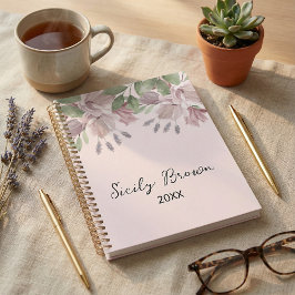 Botanisch rustikal elegante Wasserfarbe-Foliage  Planer