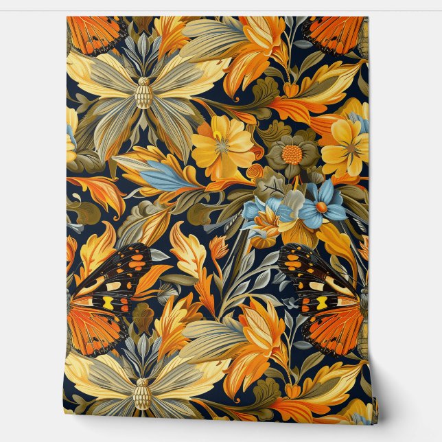 Botanisch Tapete (Abrollen)