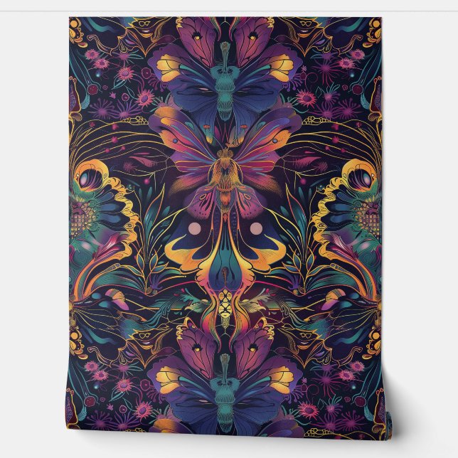 Botanisch Tapete (Abrollen)