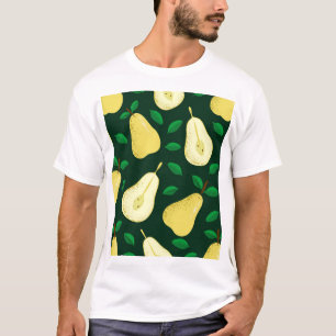 Botanisch Vintage Birne: leicht grün T-Shirt