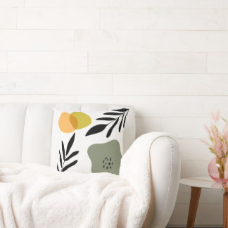 Botanische Abstrakte Gestaltungskunst Kissen