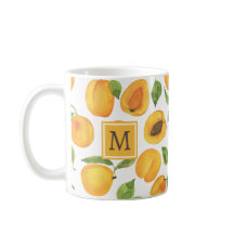 Botanische Apricot-Tasse
