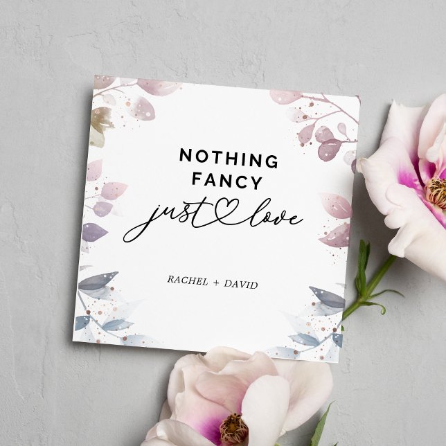 Botanische Aquarelle Wir haben Elopement Cards Einladung (Von Creator hochgeladen)