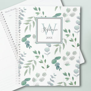 Botanische Aquarellfarbe Planer