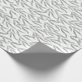 Botanische Aquarellfarben-Blätter Australischer Eu Geschenkpapier