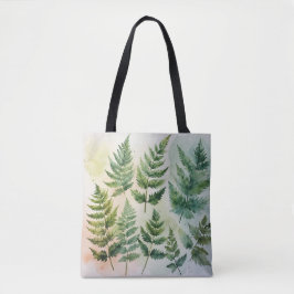 Botanische Aquarellfarben Tasche