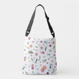 Botanische Bag | Geschenk für Blume Liebhaber Tragetaschen Mit Langen Trägern