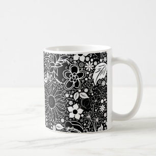 Botanische Beauties Black n White Coffee Tasse
