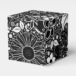 Botanische Beauties Black-Square Gevor Box Geschenkschachtel
