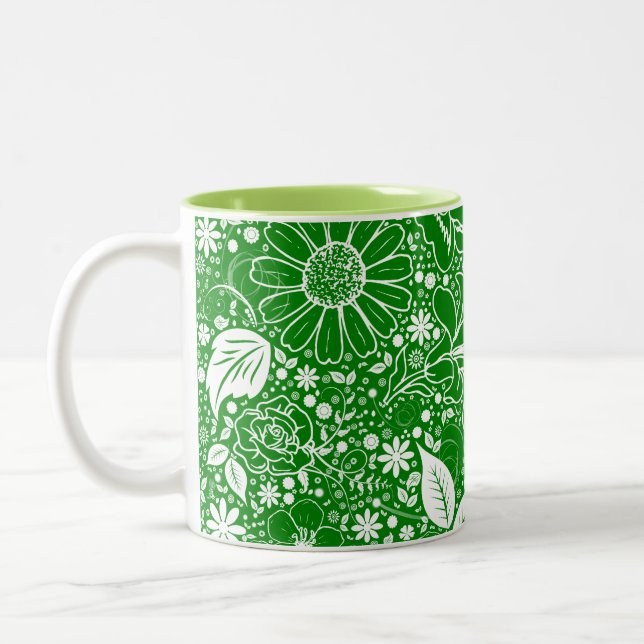 Botanische Beauties Green Coffee Tasse (Links)