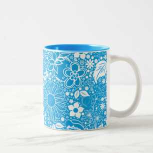 Botanische Beauties Light Blue Coffee Tasse