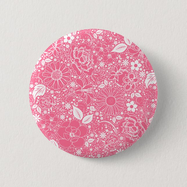 Botanische Beauties Light Pink BUTTON (Vorderseite)