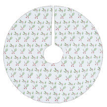 Botanische Beeren Moderne Weihnachtsfeiertage Grün