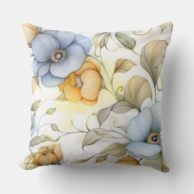 Botanische Beleuchtung Kissen (Vorderseite)