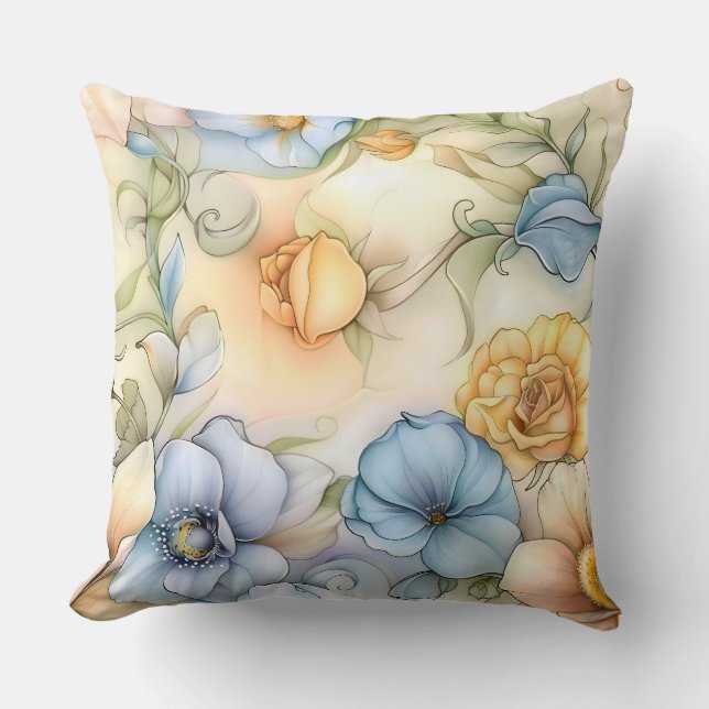 Botanische Beleuchtung Kissen (Vorderseite)