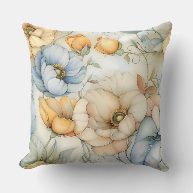 Botanische Beleuchtung Kissen (Vorderseite)