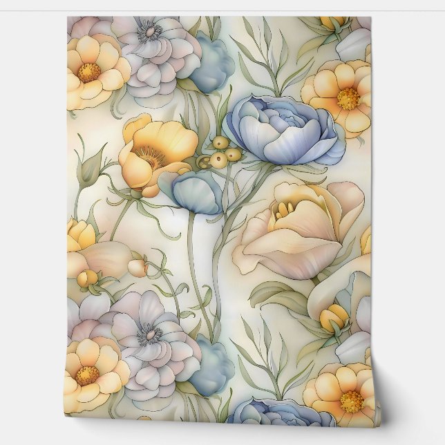 Botanische Beleuchtung Tapete (Abrollen)