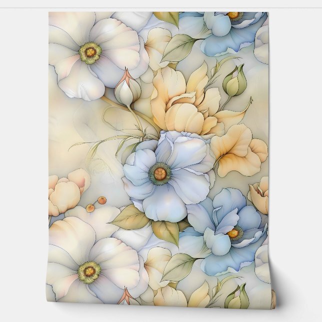 Botanische Beleuchtung Tapete (Abrollen)