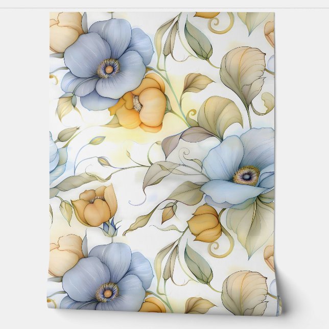 Botanische Beleuchtung Tapete (Abrollen)