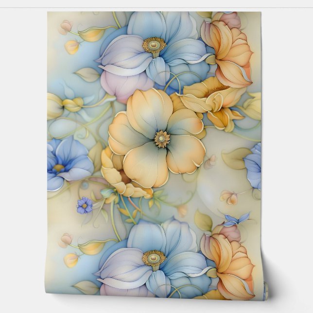 Botanische Beleuchtung Tapete (Abrollen)