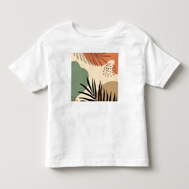 Botanische Bio Formen Kleinkind T-shirt (Vorderseite)