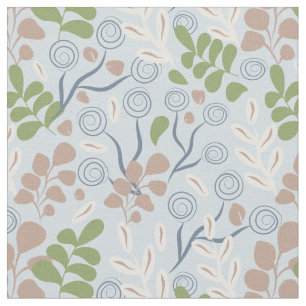 Botanische Bio Formen Stoff