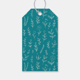 Botanische Blatt Natur Geschenkanhänger