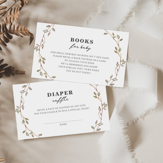 Botanische Blätter Faltkarte für den Papierkorb Begleitkarte (Von Creator hochgeladen)