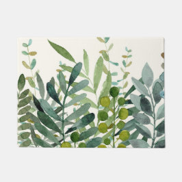 Botanische Blätter für den Garten   Fußmatte