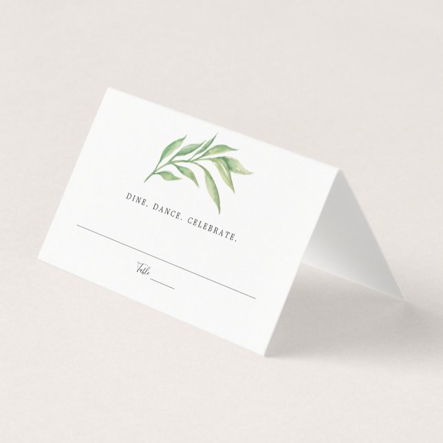 Botanische Blätter für Hochzeiten im Wasserbereich (Vorderseite)