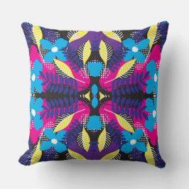 Botanische Blätter Pattern Kissen