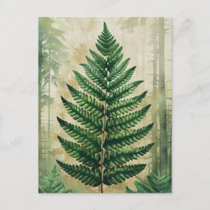 Botanische Blätter Postkarte