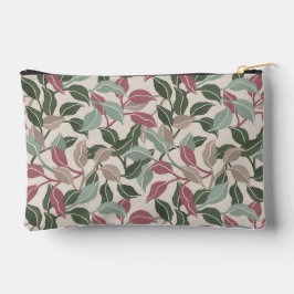 Botanische Blätter Salbei Rot Neutral Elegant Zubehörtasche