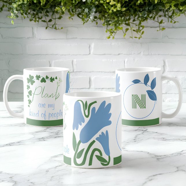Botanische Blicke: Persönliche Umarmung für Pflanz Kaffeetasse (Von Creator hochgeladen)