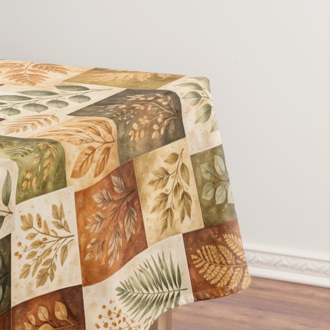 Botanische Blöcke Tischdecke (Beispiel)