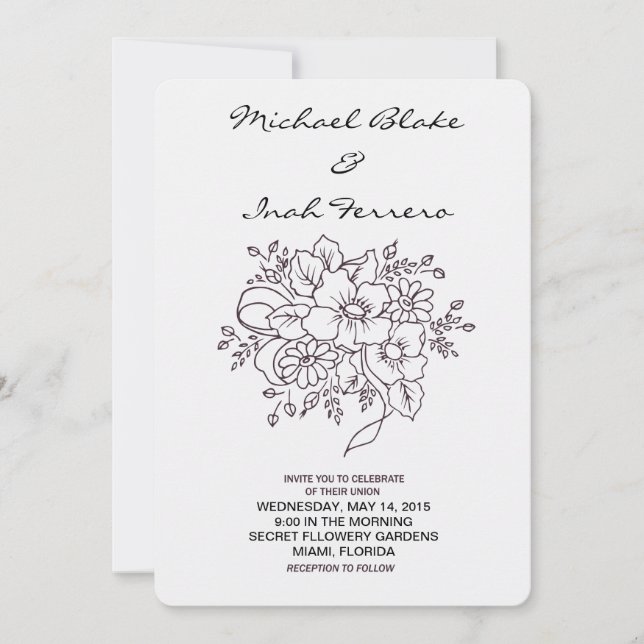 botanische Blume (Vorderseite)