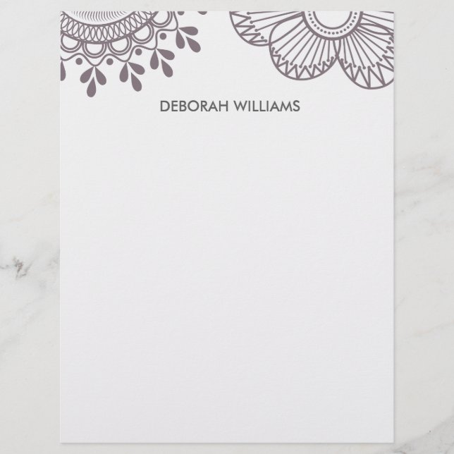 botanische Blume (Vorderseite)