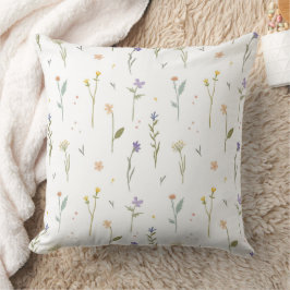 Botanische Blume Blumenmuster 20" x 20" Kissen