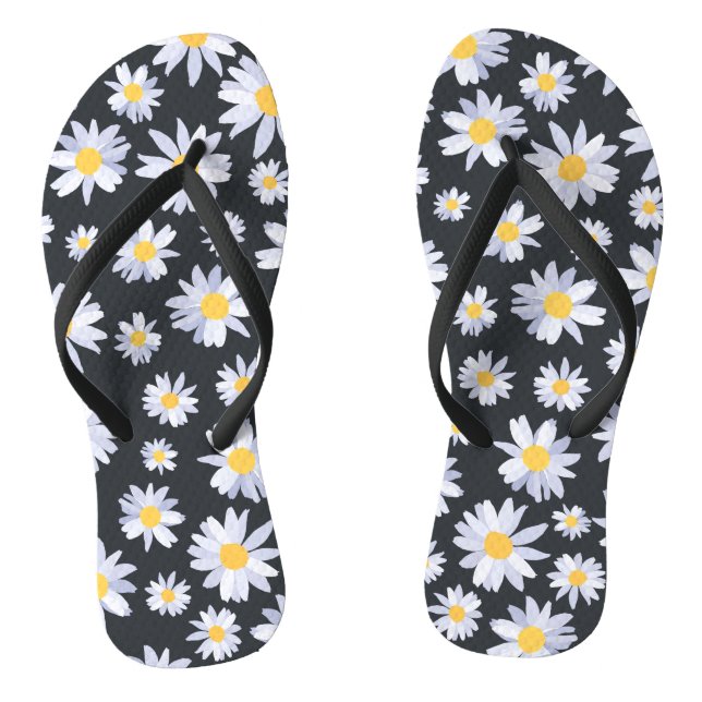 Botanische Blume Flip Flops (Fußbett)