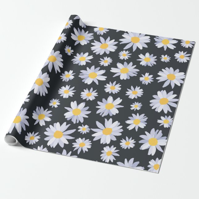 Botanische Blume Geschenkpapier (Ungerollt)