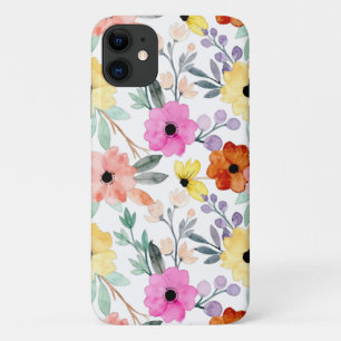 Botanische Blume in modernen Wasserfarben Case-Mate iPhone Hülle