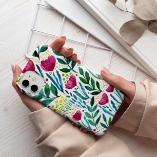 Botanische Blumendarstellung Case-Mate iPhone Hülle
