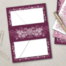 Botanische Blumendusty-Rose Blush Burgundy Wedding