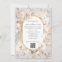Botanische Blumeneinladung mit Online-UAWG