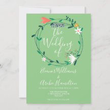 Botanische Blumengarten Einladung zur Hochzeit