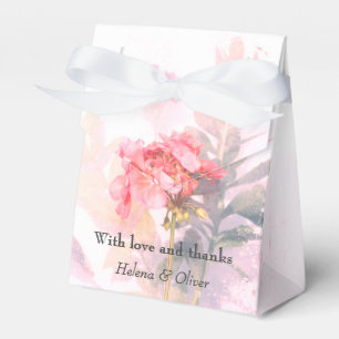 Botanische Blumenhochzeit Geschenkschachtel