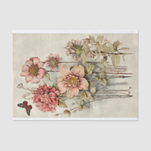 Botanische Blumenillustrationen auf Pergament Nr. Seidenpapier